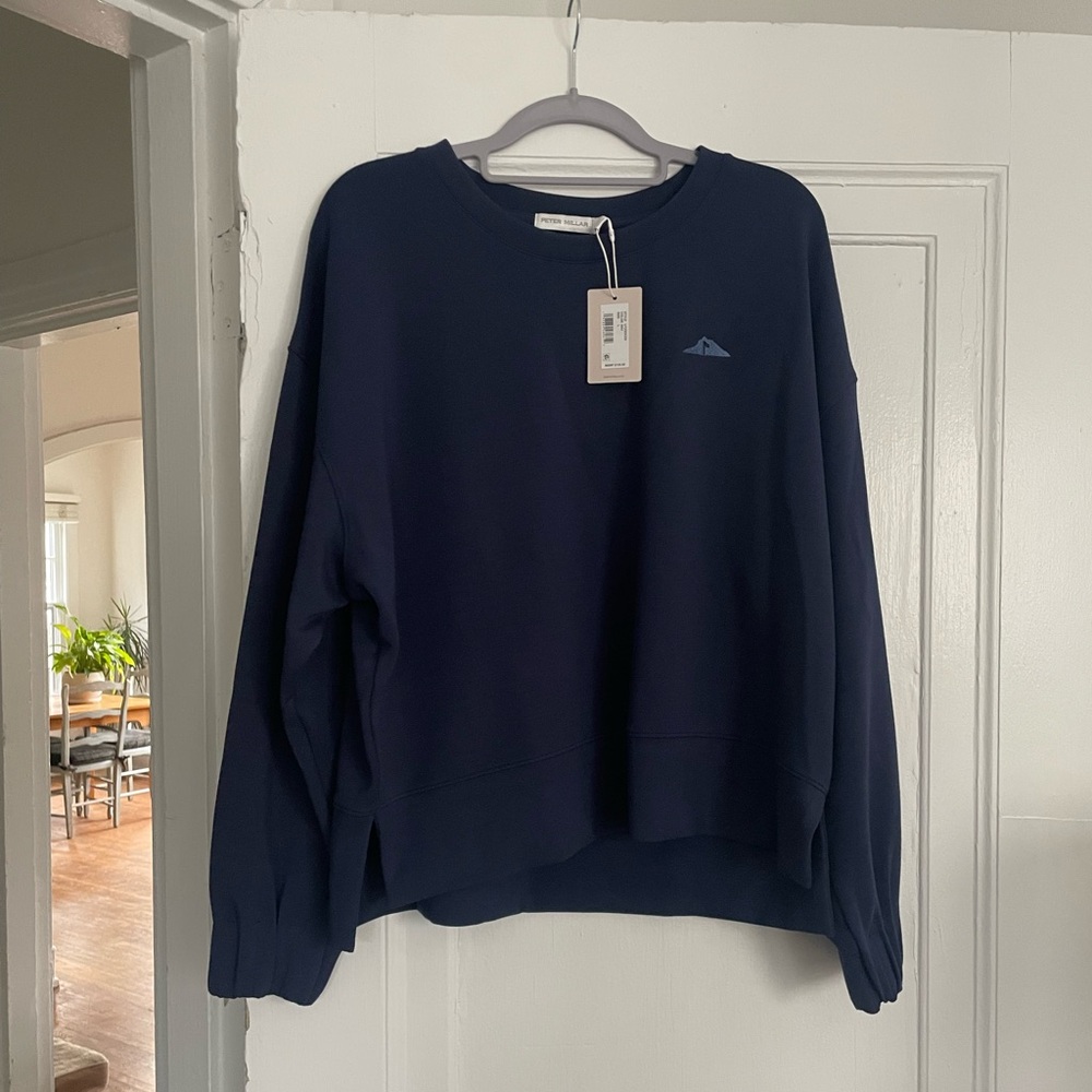 Peter Millar Navy Blue Sweatshirt